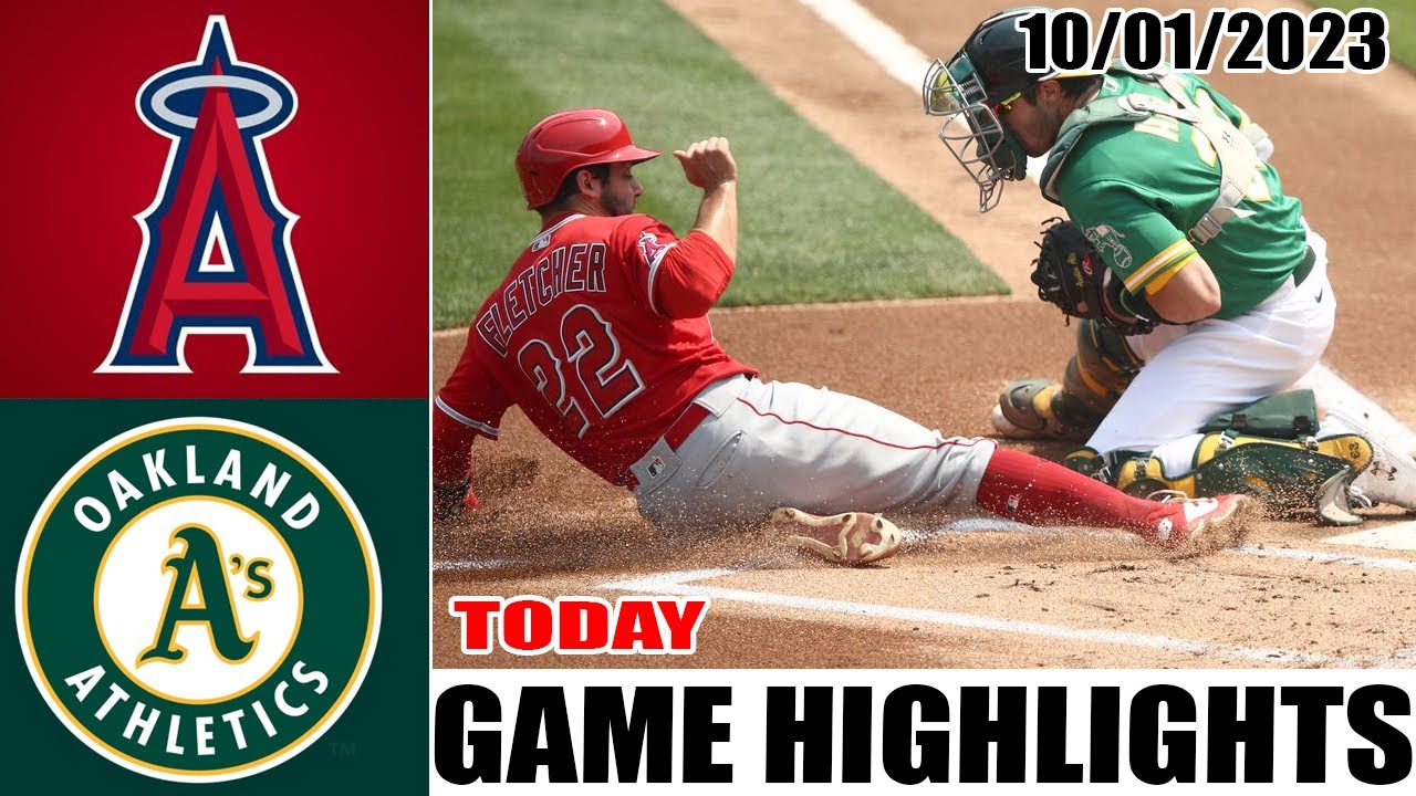 Oakland Athletics Vs Los Angeles Angels Full Game Highlights [today] October 01, 2023