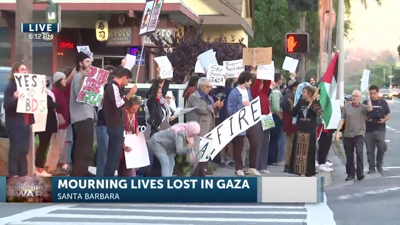 Palestinian Americans In Santa Barbara Grieve Killing Of Loved Ones In Gaza Strip