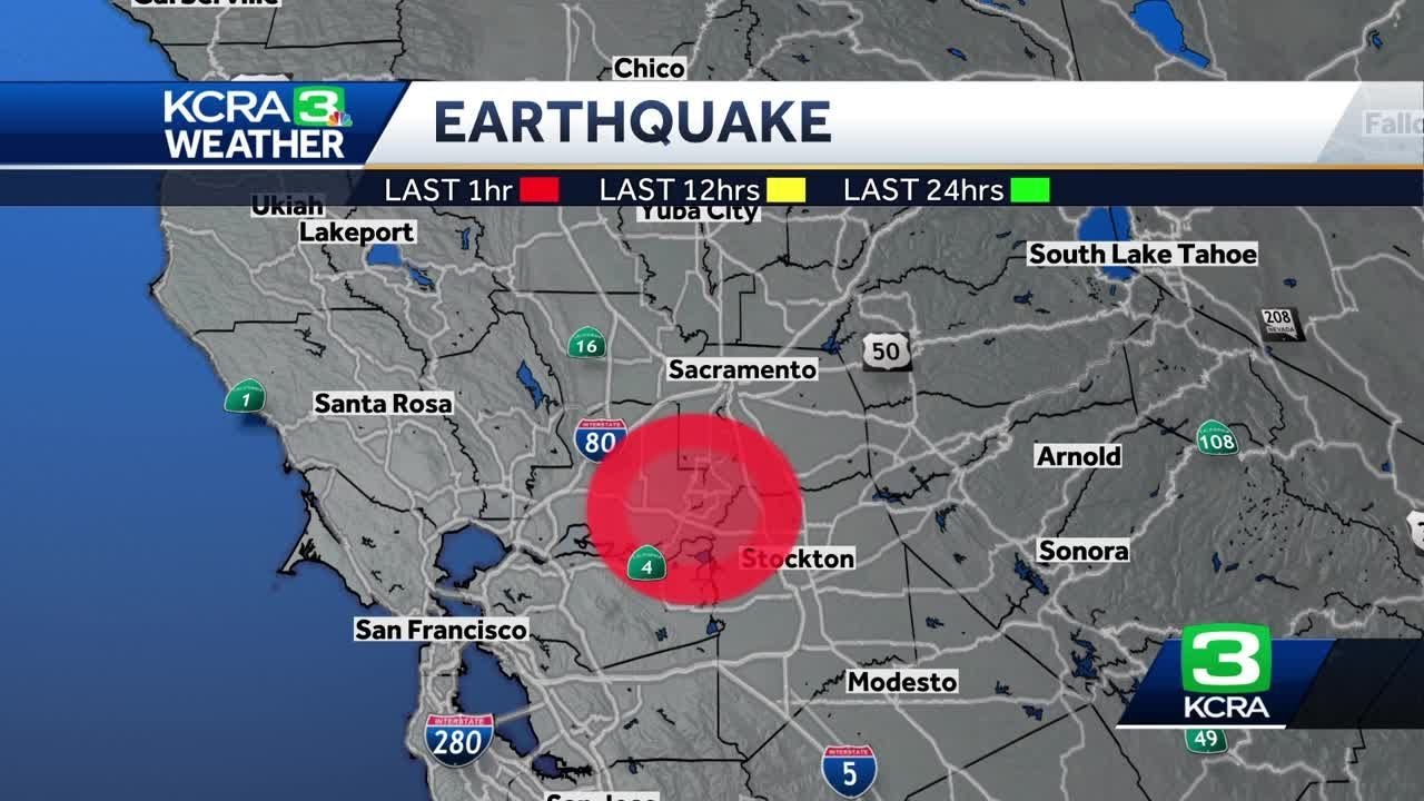 Preliminary 4.7 Magnitude Quake Hits Shakes Sacramento County