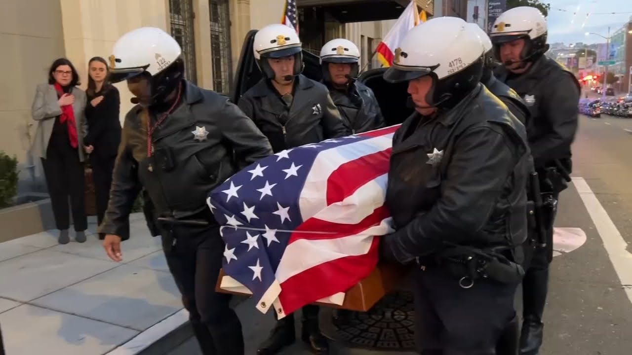 Procession Underway For Late Sen. Dianne Feinstein In Sf — Watch Live