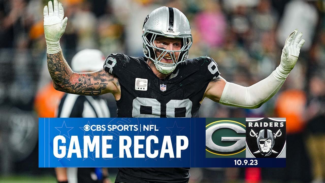 Raiders Defense SEALS Win Over Packers With Endzone Interception LATE I FULL RECAP I CBS Sports 1 Raiders Defense Seals Win Over Packers With Endzone Interception Late I Full Recap I Cbs Sports