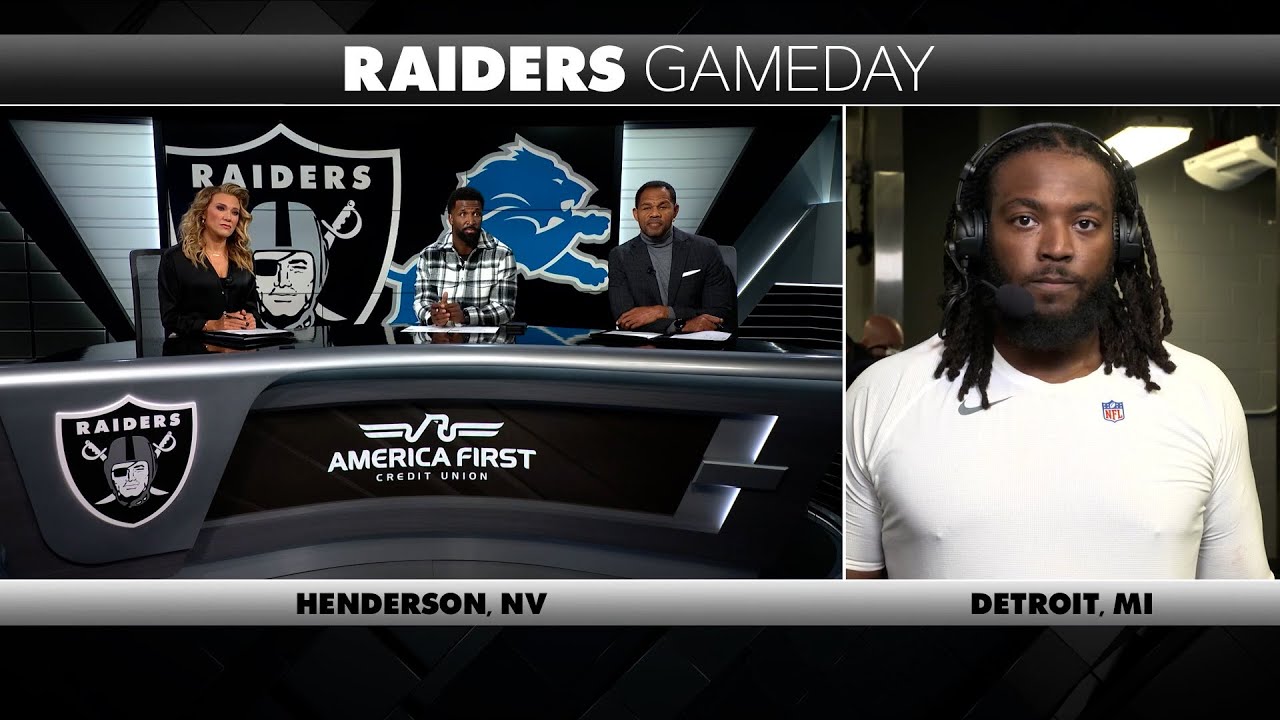 Raiders Drop Second Straight Road Loss To Lions In Week 8 | Raiders Gameday