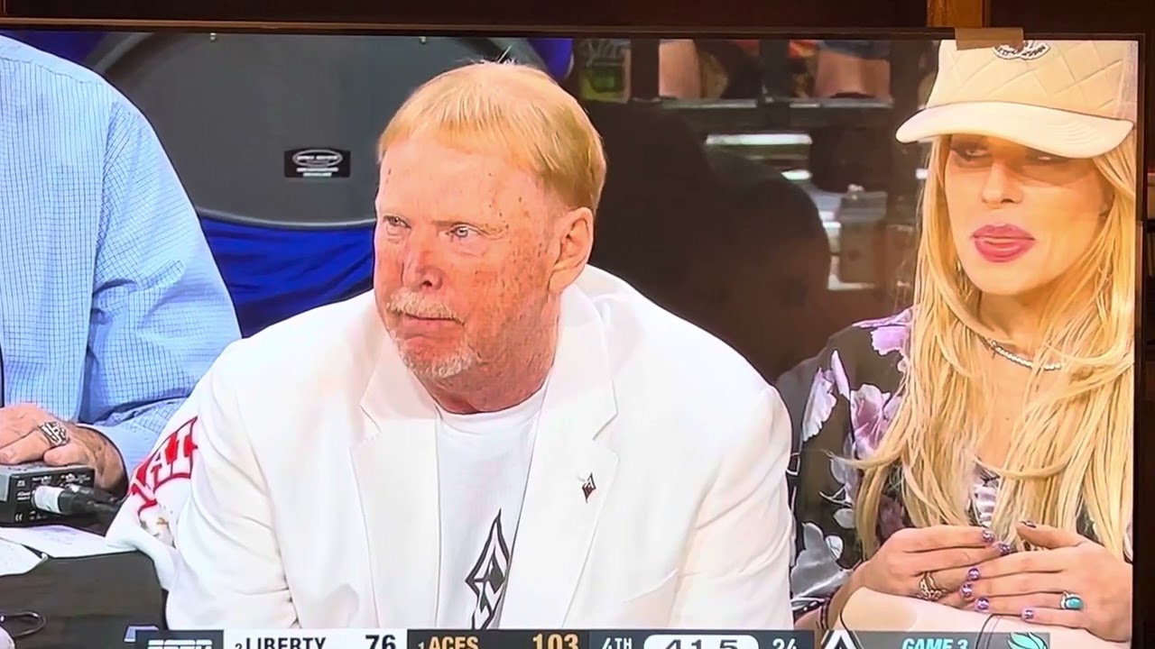 Raiders Mark Davis With Girlfriend Hayden Hopkins At Wnba Finals Las Vegas Aces Vs Ny Liberty Game 2