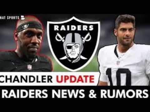 Raiders Week 4 News | Chandler Jones Officially Released | Jimmy G Ruled Out |aiden O’connell In