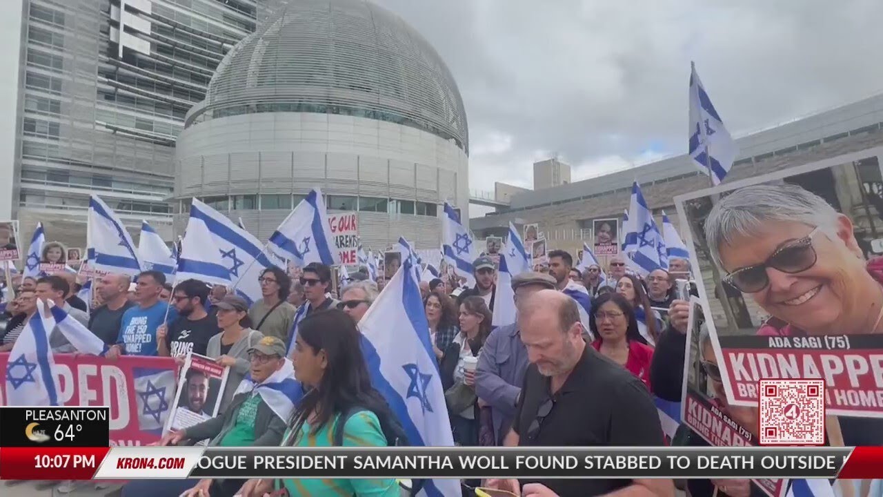 Rally And Caravan Held In Support Of Israel In San Jose