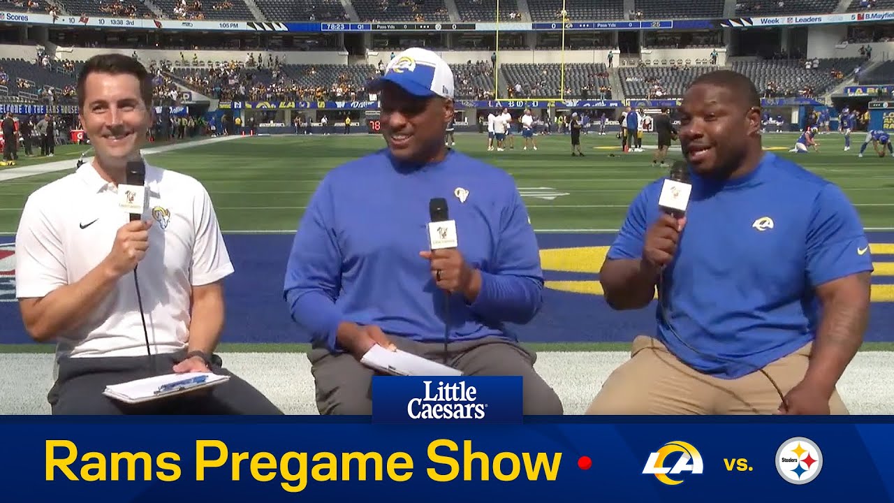 Rams Steelers Pregame Show – Game Predictions, Players To Watch & More From Sofi Stadium