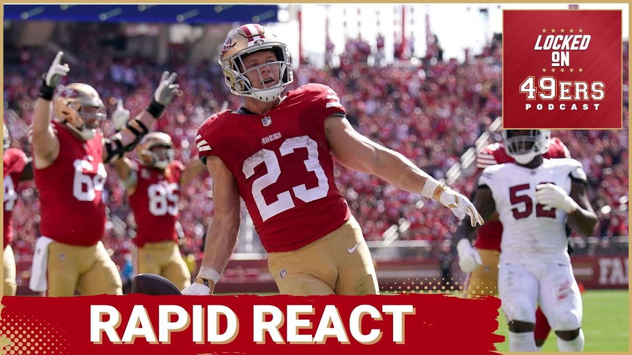 Rapid React: Christian Mccaffrey Scores 4 Times In 49ers 35 16 Win Vs Cardinals