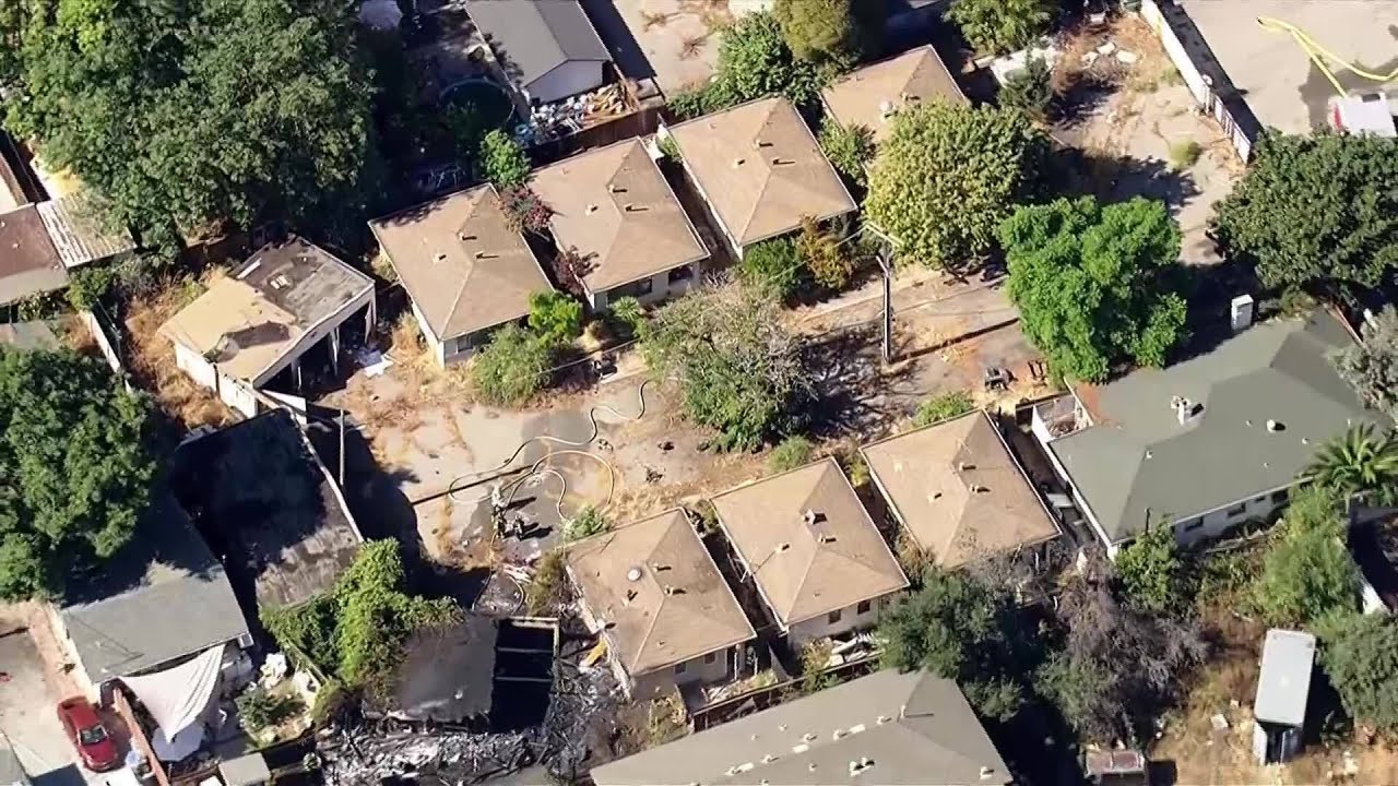 Raw Video: Scene Of Structure Fire In San Jose’s Buena Vista Neighborhood