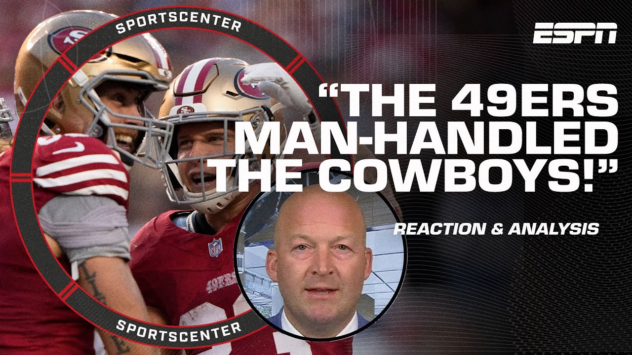 Reacting to the 49ers' DOMINATING the Cowboys đ± 'The LBs were key!' - Tim Hasselbeck | SportsCenter 2 Reacting To The 49ersâ Dominating The Cowboys đ± âthe Lbs Were Key!â â Tim Hasselbeck | Sportscenter