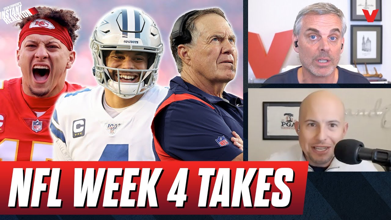 Reaction To Chiefs Jets, Patriots Cowboys, Raiders Chargers, Cardinals 49ers | Colin Cowherd Nfl