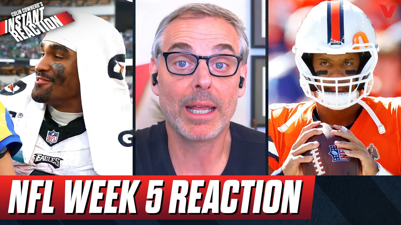 Reaction To Eagles Rams, Jets Broncos, Saints Patriots, Bills Jaguars | Colin Cowherd Nfl