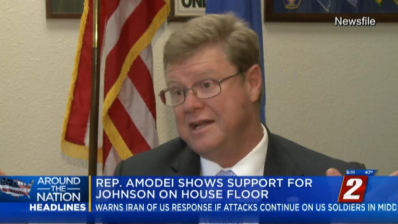 Rep. Amodei Shows Support For New House Speaker