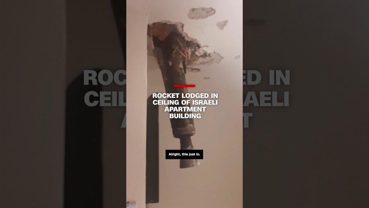 Rocket Lodged In Ceiling Of Israeli Apartment Building
