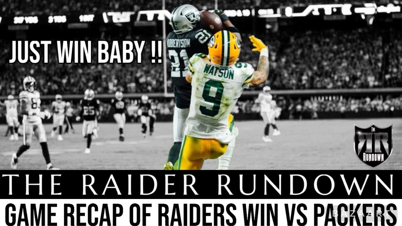 Rundown Of Raiders Win Vs Green Bay Packers|the Raider Rundown Game Recap