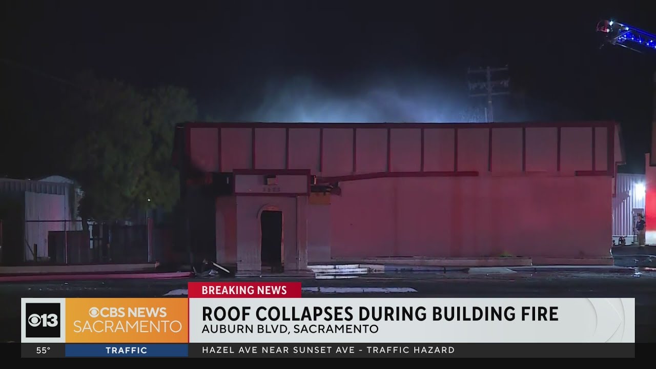 Sacramento Commercial Building That Had Fires Before Catches Fire Again; Allowed To Burn Itself Out