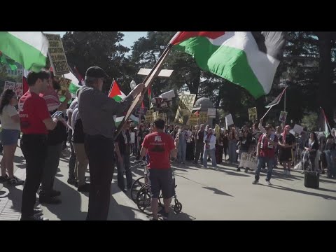 Sacramento Rally Held On Capitol Steps Calls For Ceasefire In Gaza