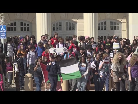 Sacramento Students Walk Out In Support Of Palestine Amid Israel Hamas War