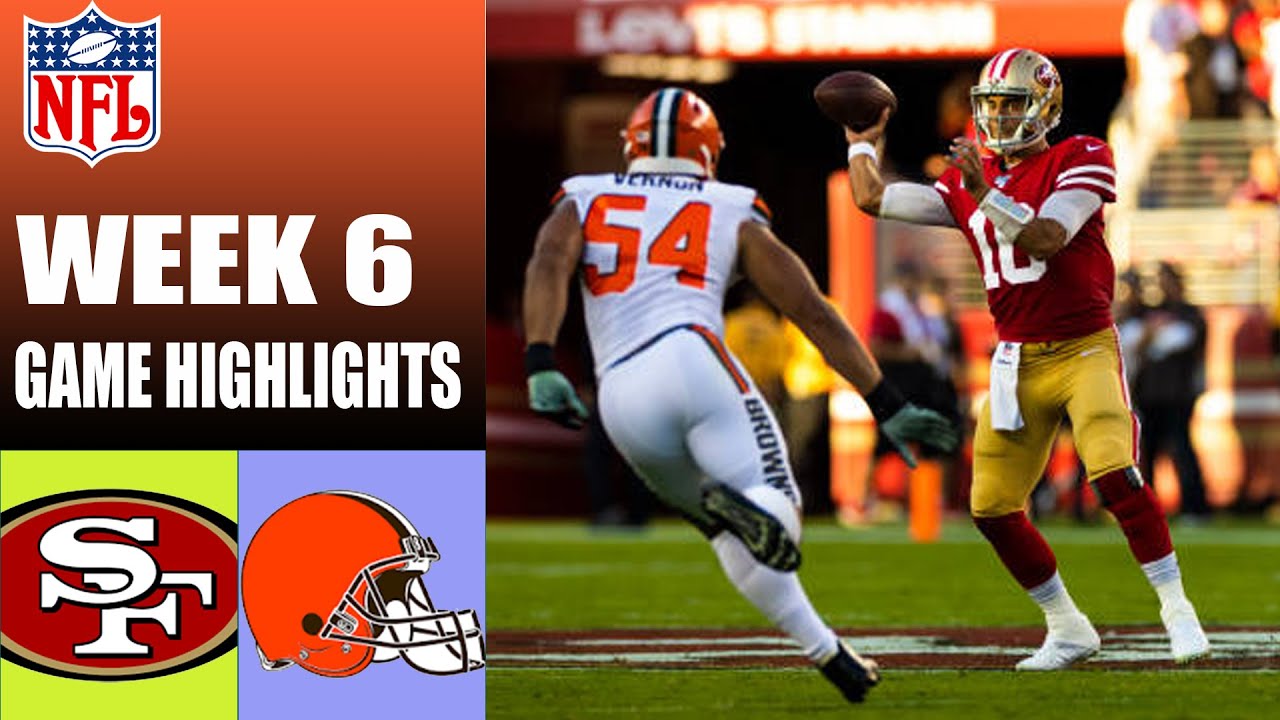 San Francisco 49ers Vs Cleveland Browns Full Game (10/15/23) Week 6 | Nfl Highlights 2023