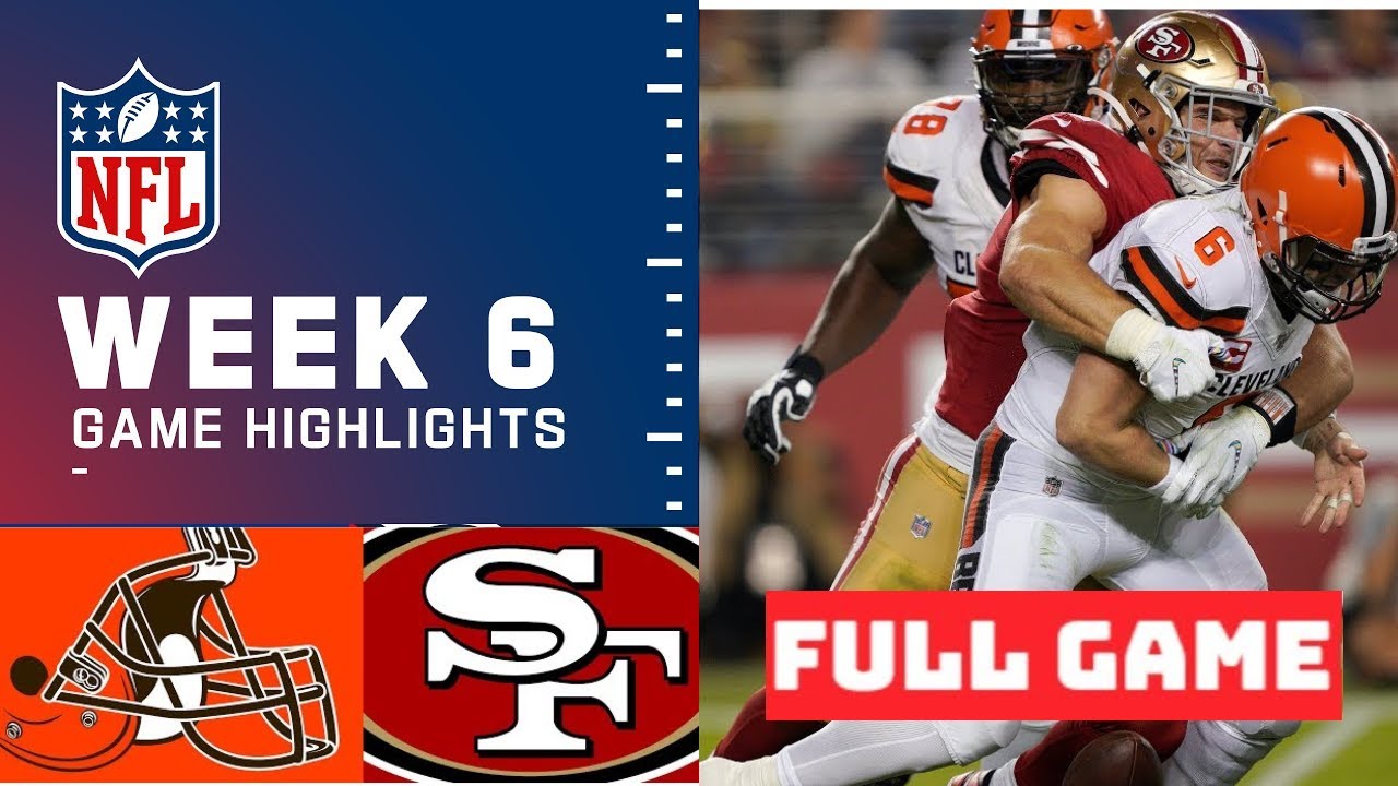 San Francisco 49ers Vs. Cleveland Browns Full Game Highlights Hd | Nfl Week 6 – October 15, 2023