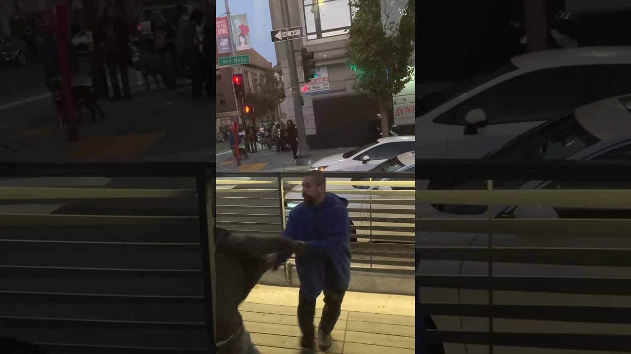 San Francisco Attack In The Tenderloin #attack #sanfrancisco #california #sf #ghetto #hood Part 1