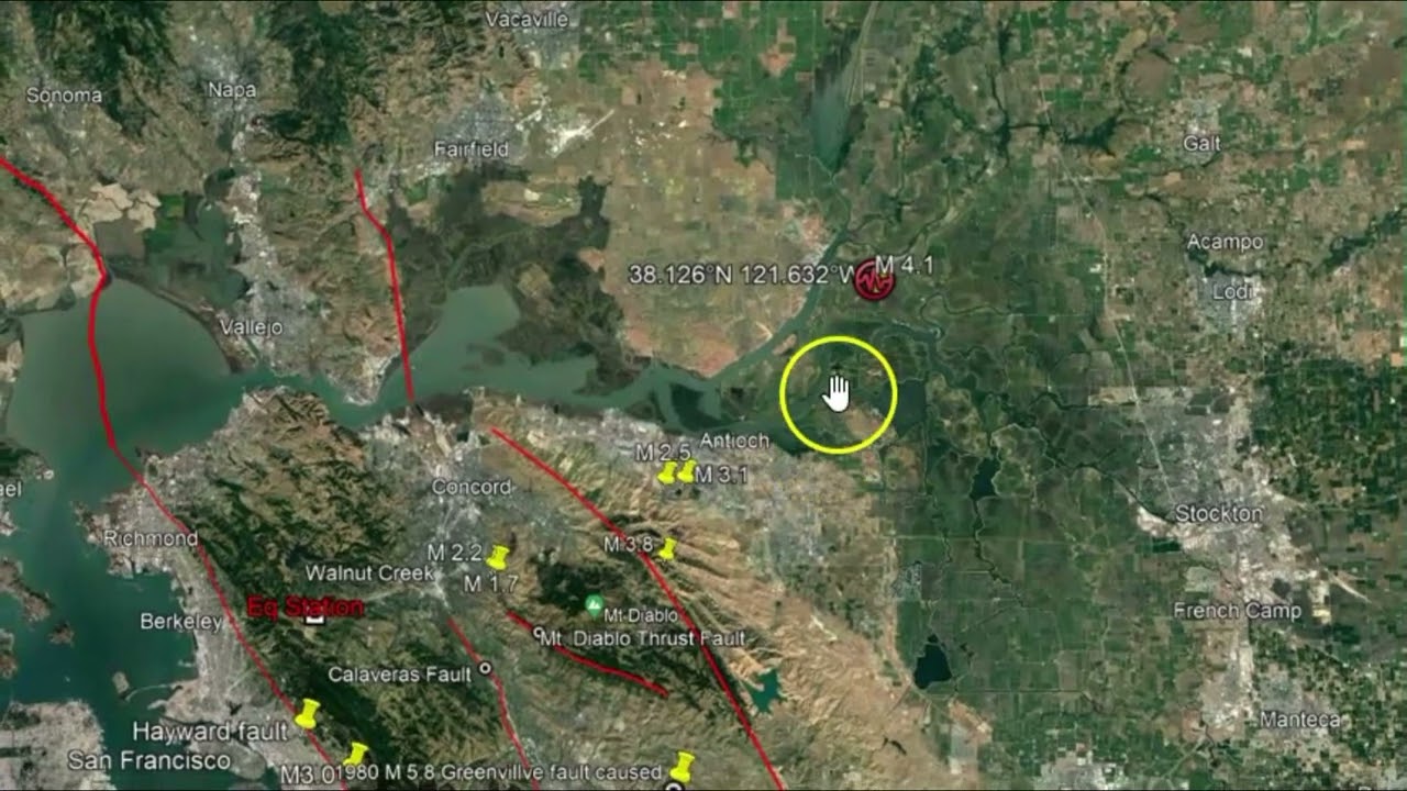 San Francisco Bay Area M 4.1 Earthquake, Felt Reports