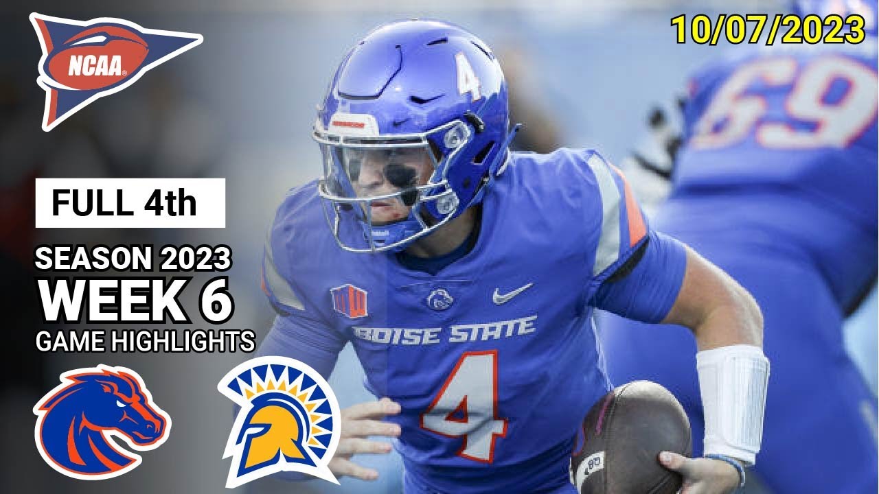 San Jose State Vs Boise State Full 4th Qtr 10/7/23 | 2023 Ncaaf College Football Week 6