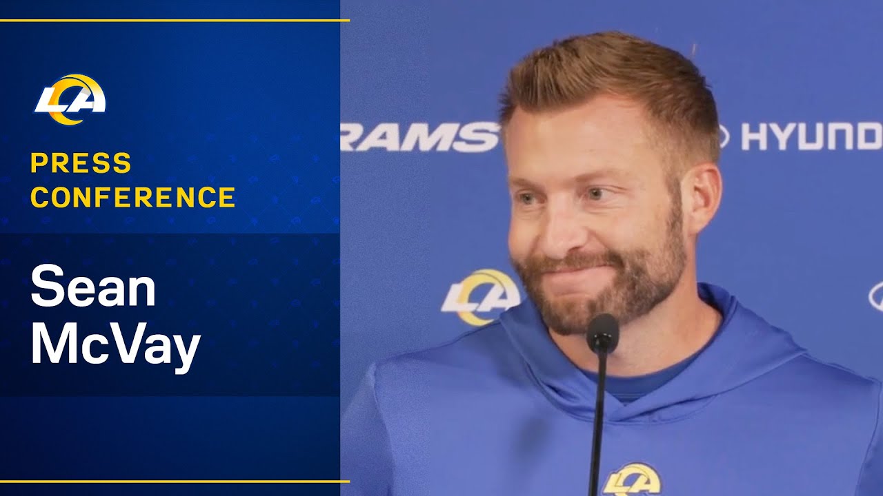Sean McVay Addresses The Media Ahead Of Sunday's Matchup Against The Cardinals 2 Sean Mcvay Addresses The Media Ahead Of Sunday’s Matchup Against The Cardinals