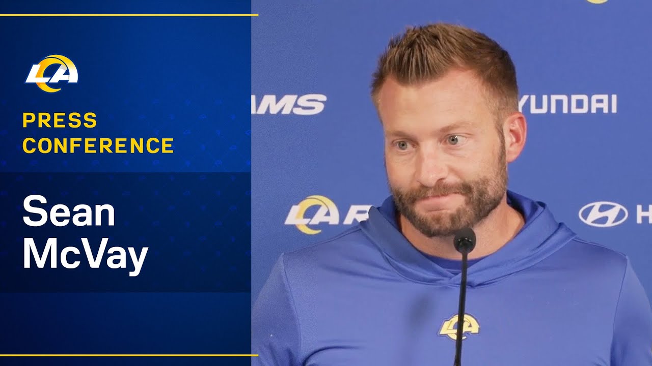 Sean McVay Addresses The Media Ahead Of Sunday's Game Against The Cardinals 2 Sean Mcvay Addresses The Media Ahead Of Sunday’s Game Against The Cardinals