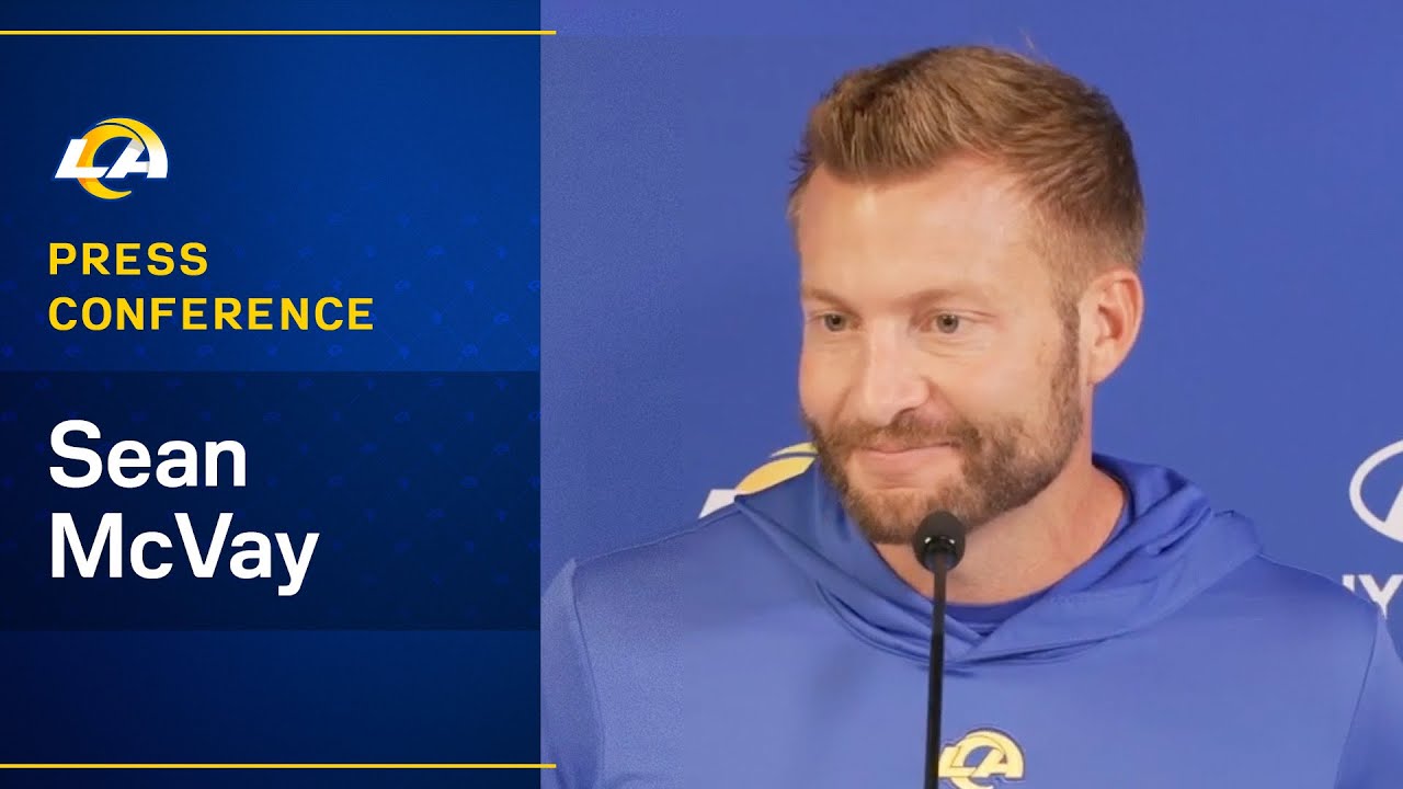 Sean Mcvay Addresses The Media Ahead Of Sunday’s Matchup Against The Eagles