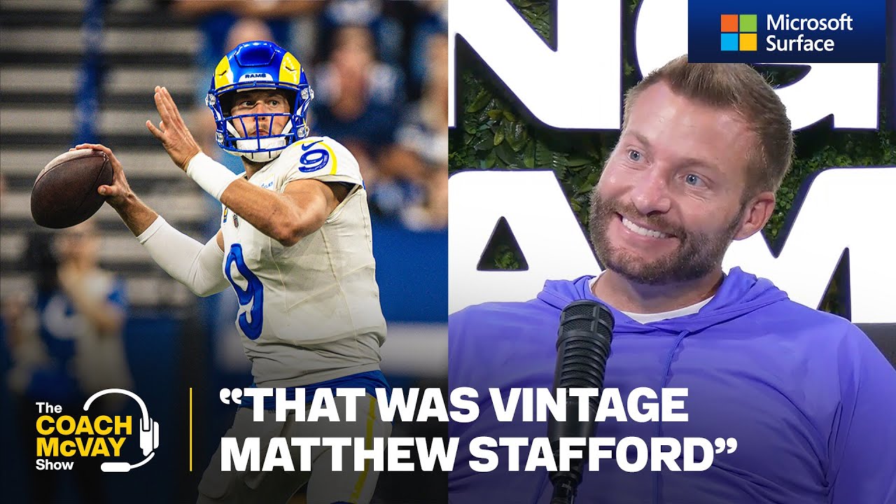Sean Mcvay Breaks Down Sunday’s Win Against The Colts & How It Creates Momentum In Week 5