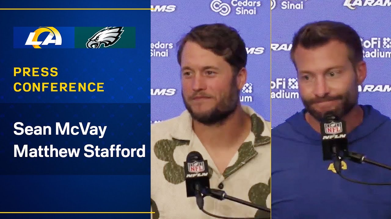 Sean Mcvay & Matthew Stafford Address The Media Following Week 5 Game Against The Eagles