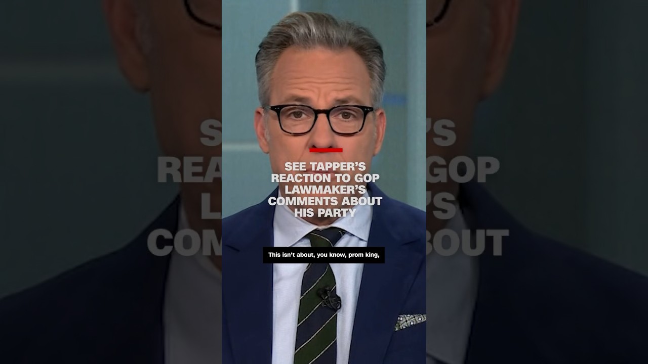 See Tapper’s Reaction To Gop Lawmaker’s Comments About His Party