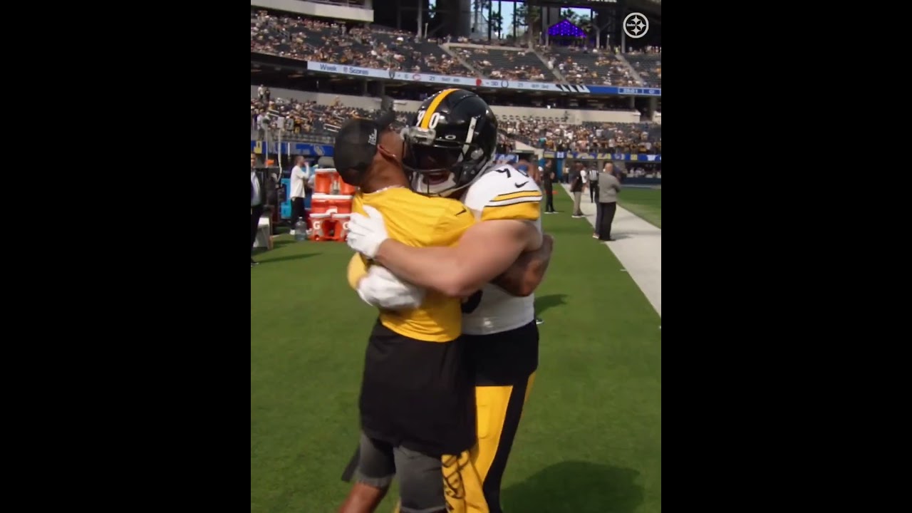 Some Wholesome Moments From Sunday’s Win In Los Angeles #steelers #nfl