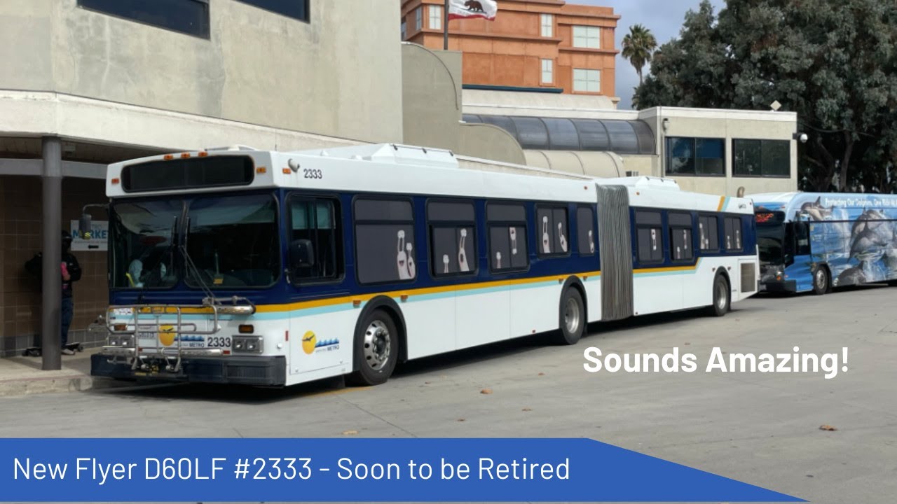 Sounds Amazing! Santa Cruz Metro 2002 New Flyer D60lf #2333 On Route 20 Delaware/ Western