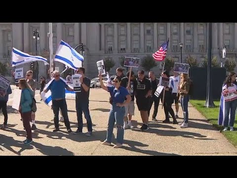 Stand With Israel Rally In San Francisco Denounces Violence Along The Israeli Gaza Border