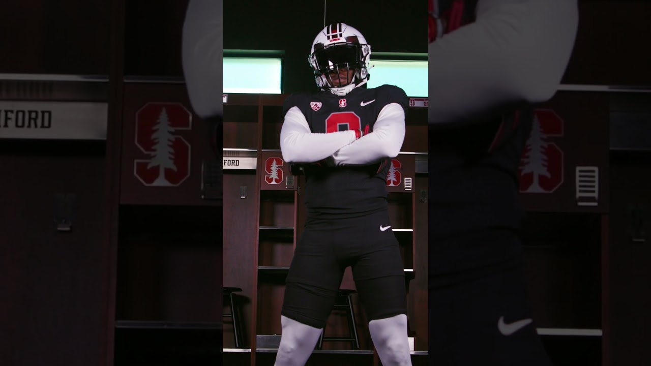 Stanford Drops Never Before Seen Look ⚫️⚪️⚫️⚪️ #newdrip #uniformreveal #football #gostanford