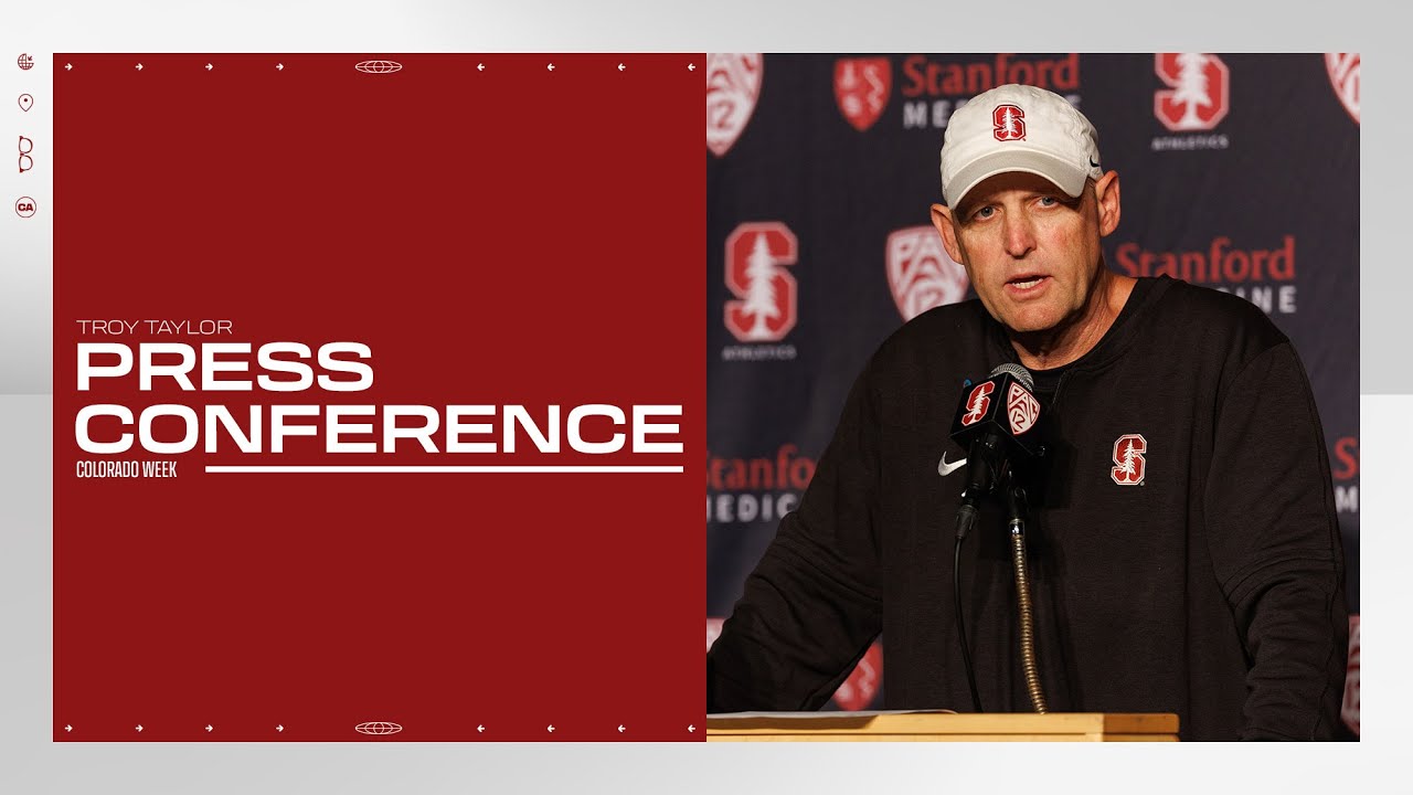 Stanford Football: Coach Taylor Weekly Press Conference | Colorado