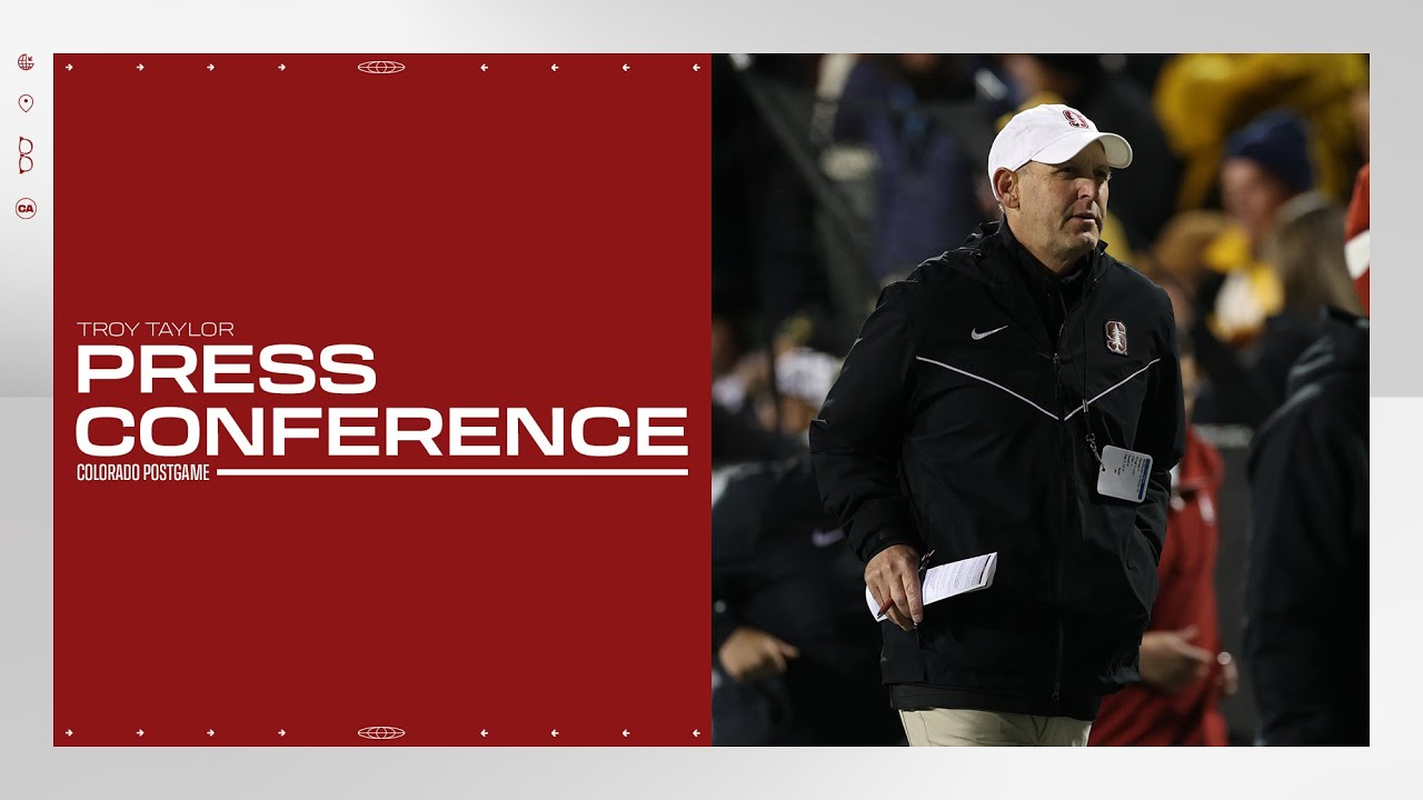 Stanford Football: Troy Taylor Postgame Press Conference | Colorado