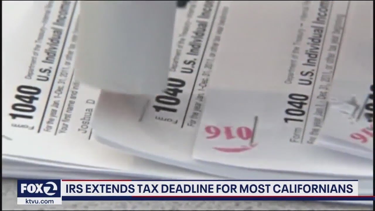 Tax Deadline Extended In California