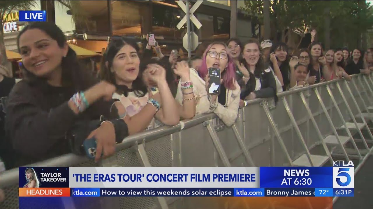 Taylor Swift takes over The Grove for The Eras Tour concert film premiere 1 Taylor Swift Takes Over The Grove For The Eras Tour Concert Film Premiere