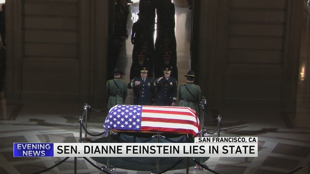 Tearful Mourners Pay Their Respects To Dianne Feinstein In San Francisco’s City Hall