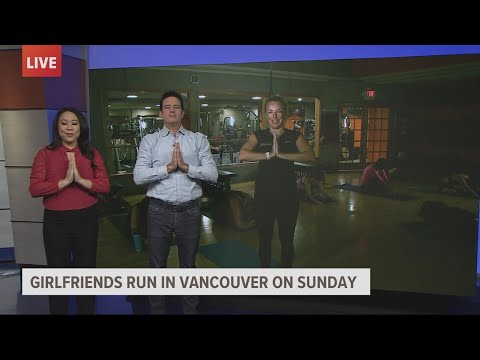 The Girlfriends Run Event Hosts A Free Yoga Class On The Vancouver Waterfront