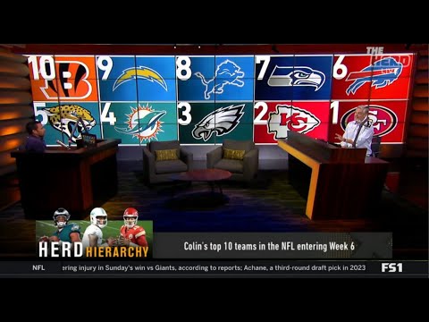 The Herd Hierarchy | Colin’s Top 10 Teams In Nfc Entering Week 6: 49ers, Chiefs, Eagles, Dolphins