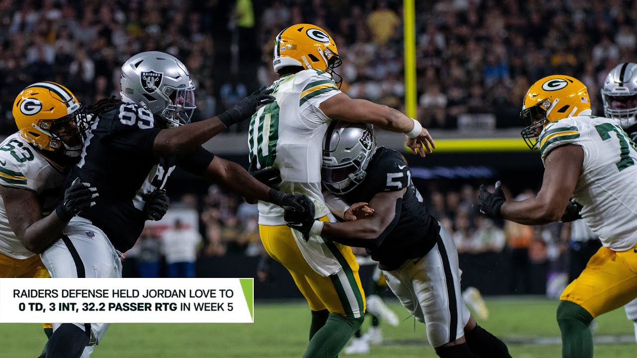 The Numbers Behind Raiders’ Dominant Defensive Performance Vs. Packers | Next Gen Stats | Nfl