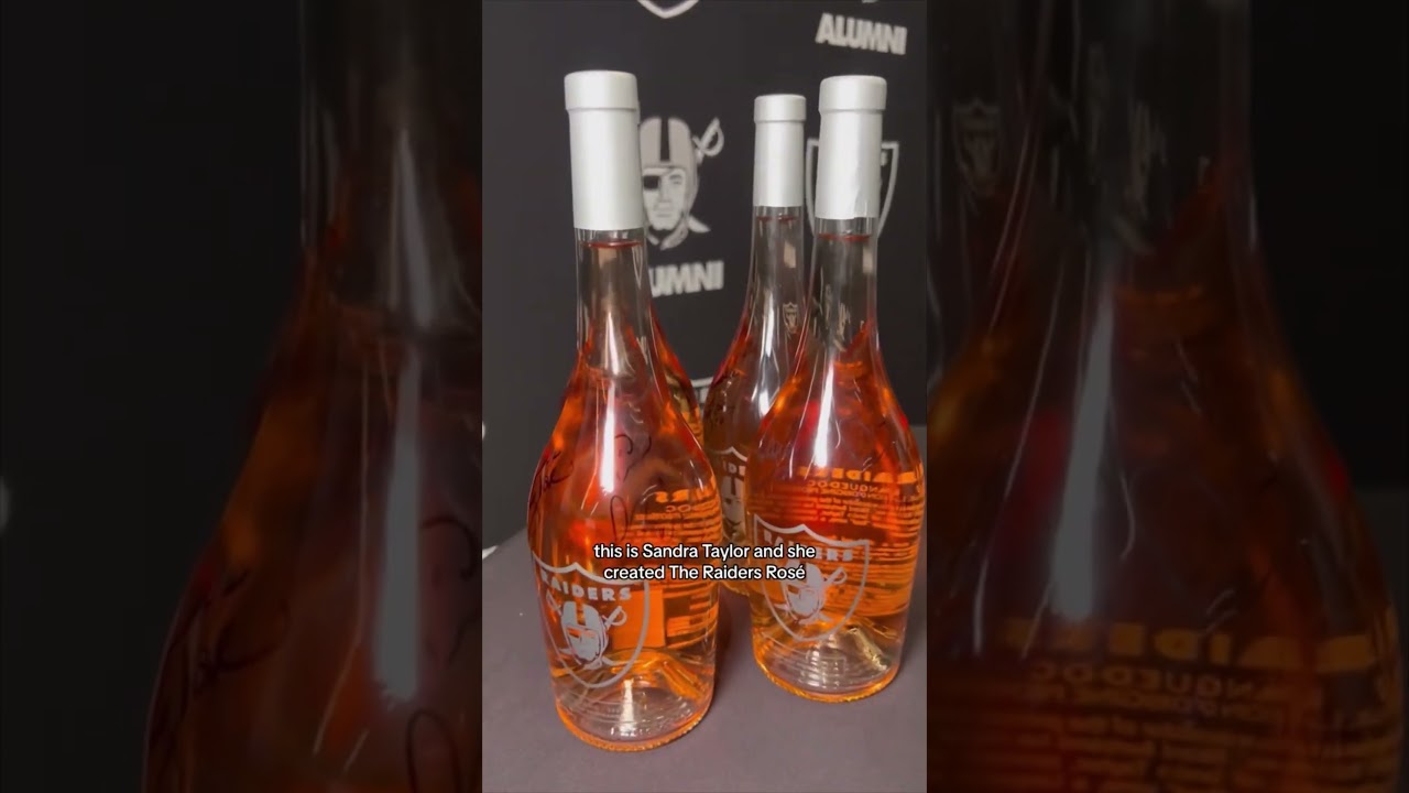 The Raiders Rosé Only Allegiant Stadium Las Vegas Exclusive Limited Edition Wine Nfl Club Level Game