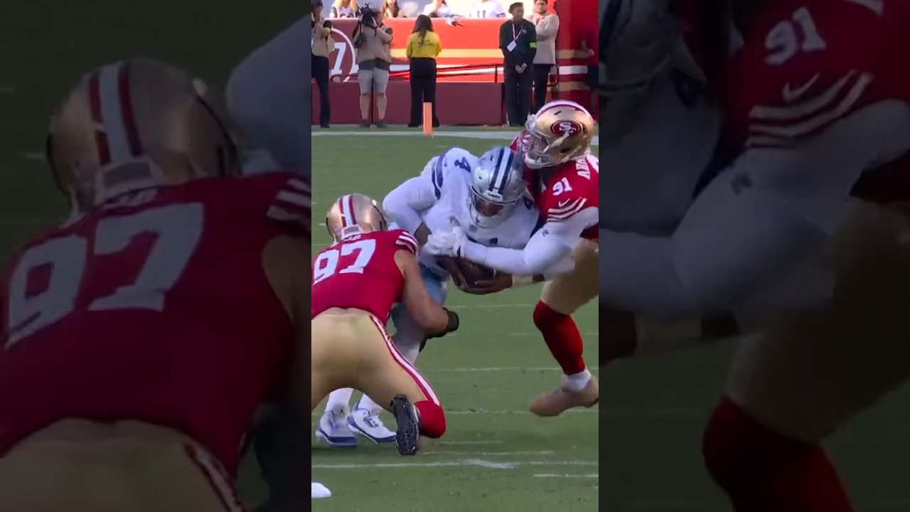 Third Down Takedown! Bosa & Armstead Combine For The Sack 💪 #49ers #shorts