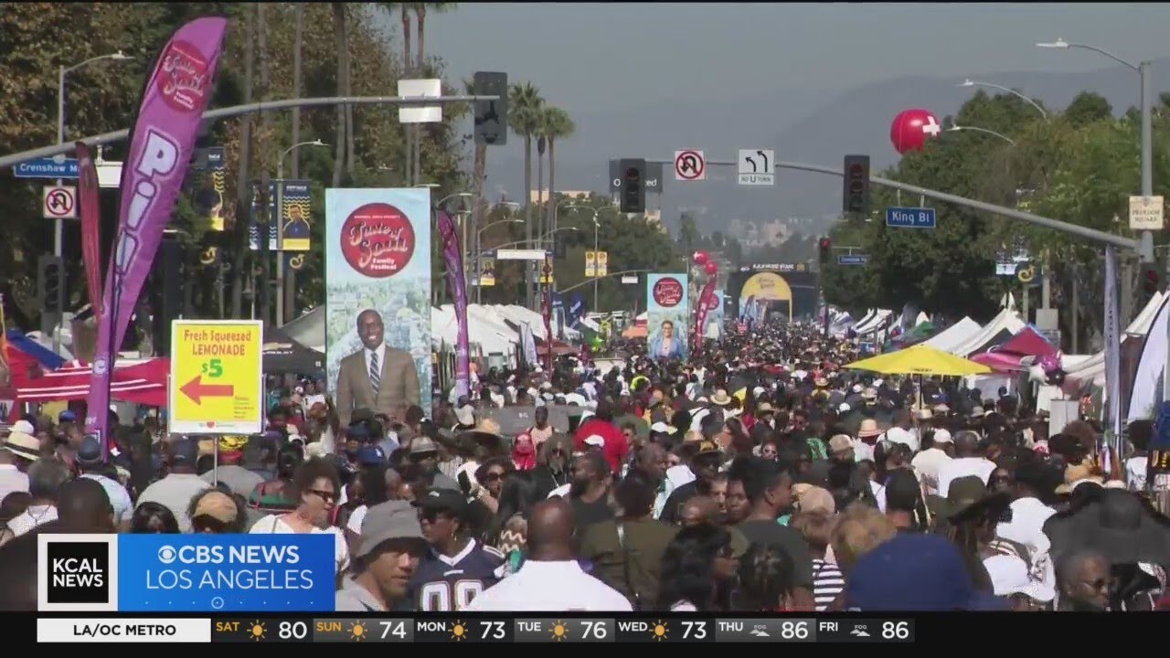 Thousands Hit Streets Of La For Taste Of Soul Festival