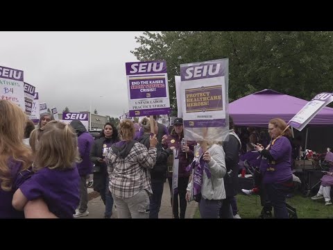 Thousands Of Local Kaiser Permanente Workers Hit The Picket Lines For National Strike