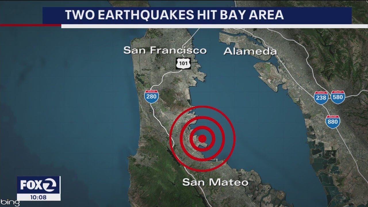 Two Earthquakes Rattle Bay Area Friday Night