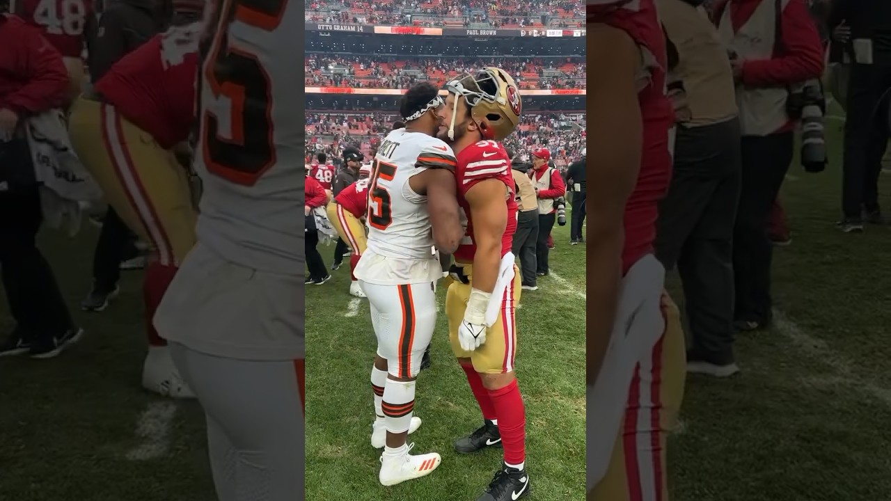 Two Of The Best 🤝 #49ers #shorts #sfvscle